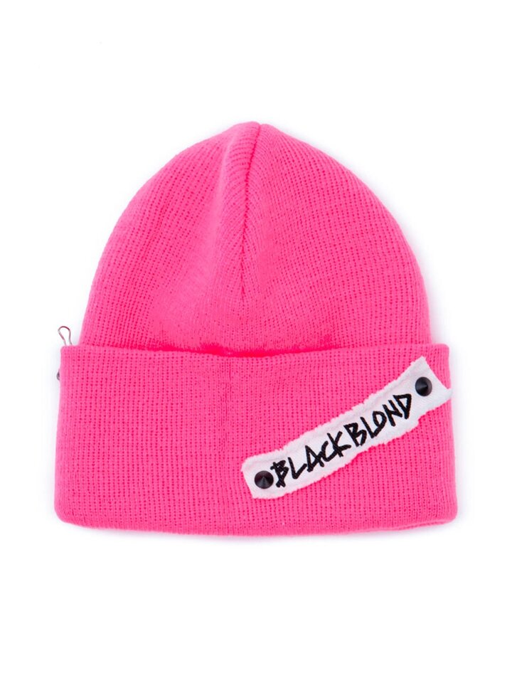 BBD Side Patch Long Beanie (Pink)