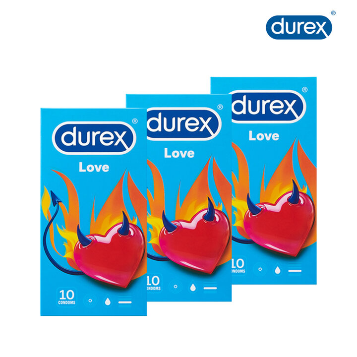 듀렉스 뉴 러브 콘돔 10P x3개 콘돔 Durex 듀렉스 콘돔 듀랙스 일반형 