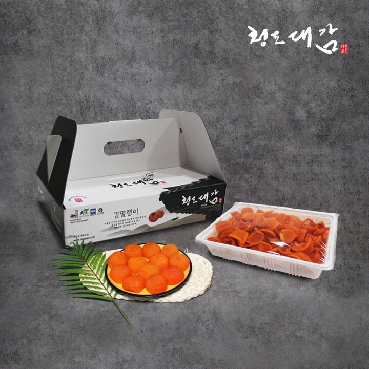 [청도대감] 씨없는 청도 감말랭이 세절건시 500g x2 선물세트