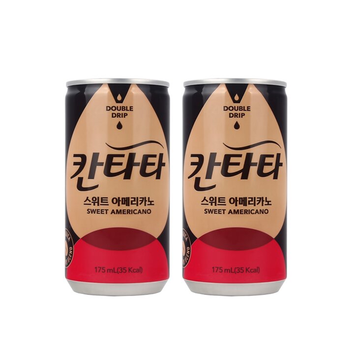 롯데칠성 칸타타스위트블랙 175ml 60캔