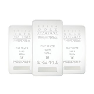한국금거래소 실버바 3kg (1000g x 3개)