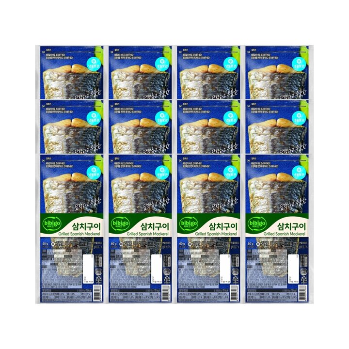 CJ 비비고 생선구이 삼치60g x12개(냉동)