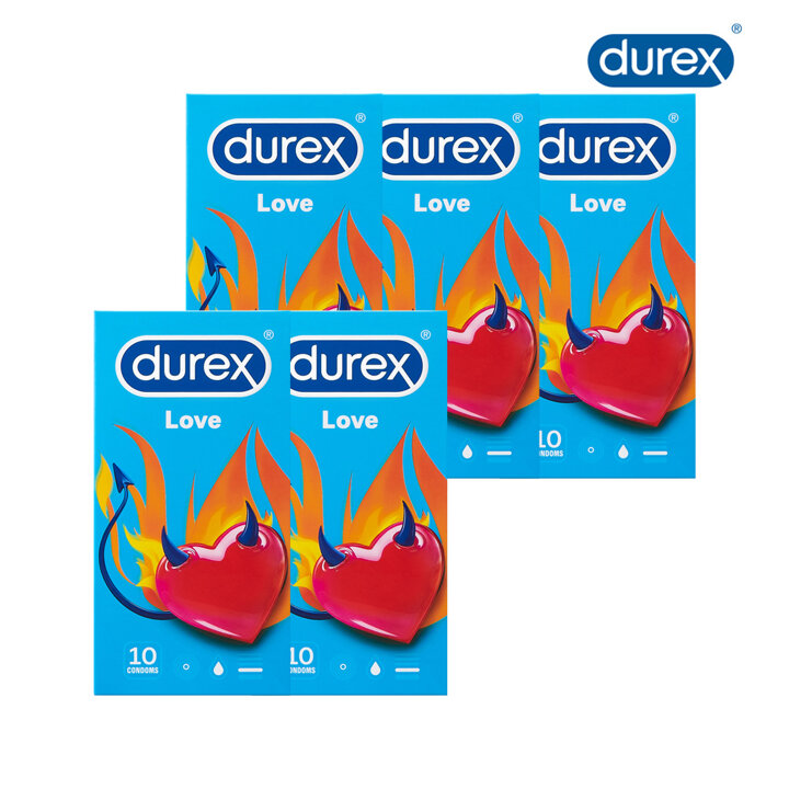 듀렉스 뉴 러브 콘돔 10P x5개 콘돔 Durex 듀렉스 콘돔 듀랙스 일반형 