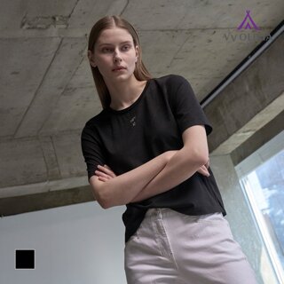 [비비올리비아] 자수포인트 이너 티셔츠_VVBAS5M4191