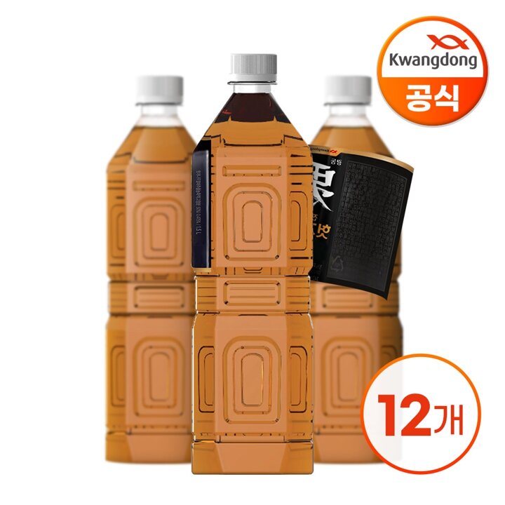 광동 진한 헛개차 무라벨 1.5L X 12병 (무/유라벨 랜덤발송)