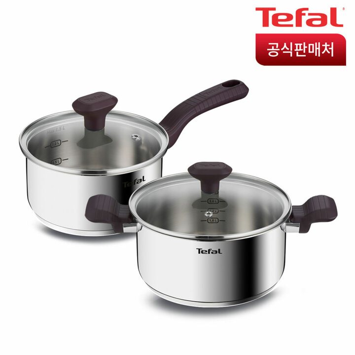 테팔 테이스티쿡 인덕션 냄비 2종(편수16+양수20)