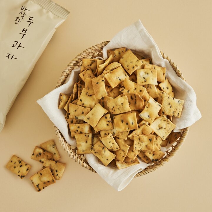 [꿀이구마] 바삭한 두부과자 100g x 6봉