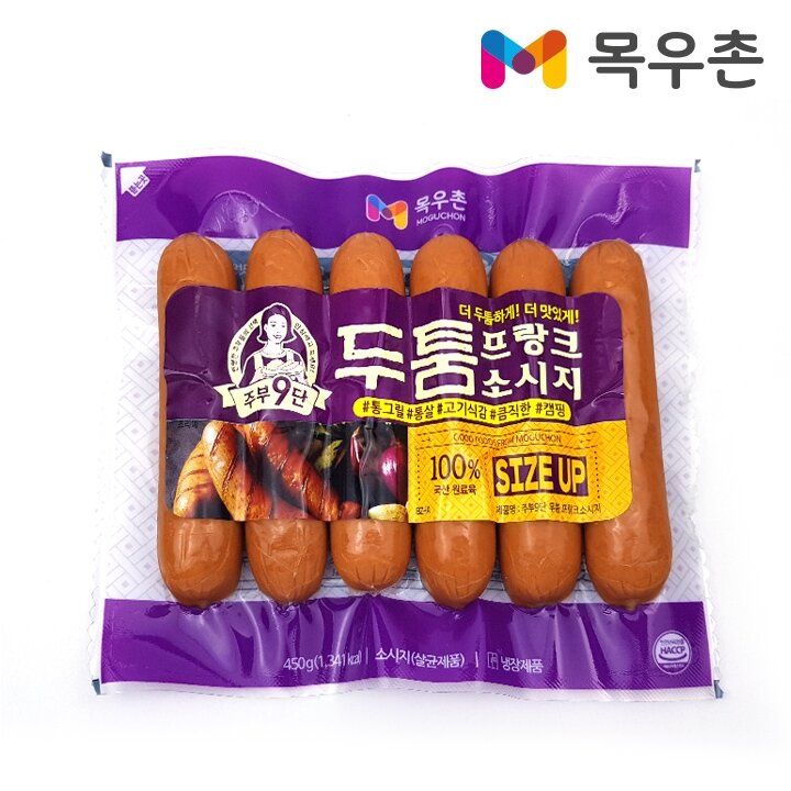 [푸른들마켓][목우촌] 주부9단두툼프랑크 (450g)