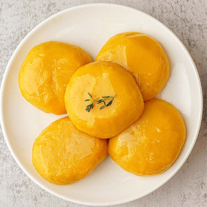 호박인절미 국산찹쌀 쫄깃한 찰떡 2kg 20개 (카스테라가루증정)