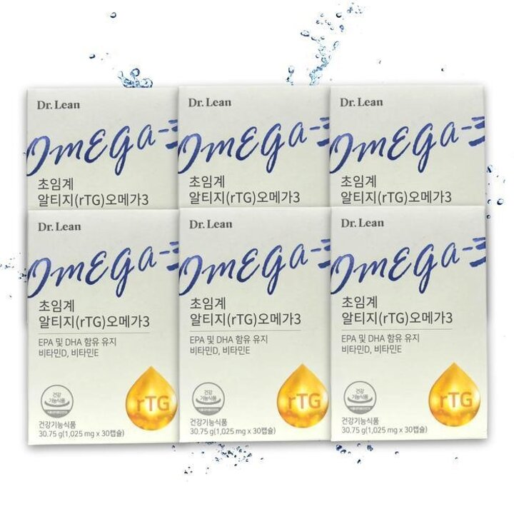 [닥터린] 닥터린 초임계 알티지 오메가3 1025mg 30캡슐 X 6 TB (41266290)