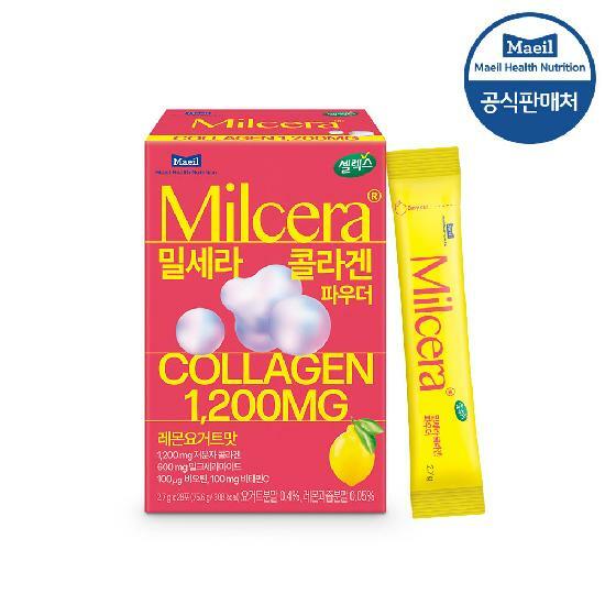 셀렉스 밀크세라마이드 콜라겐 파우더 2.7g*28포, 1개