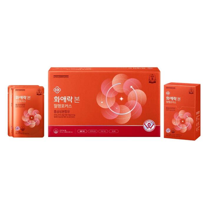 [정관장 본사직영] 화애락 본 혈행포커스 30포