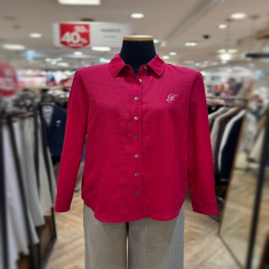 BCBG 로브린넨 블라우스 B5B3B408
