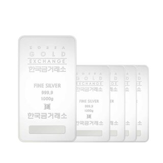 한국금거래소 실버바 5kg (1000g x 5개)