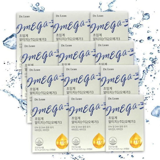 [닥터린] 닥터린 초임계 알티지 오메가3 1025mg 30캡슐 X 12 TB (41266281)