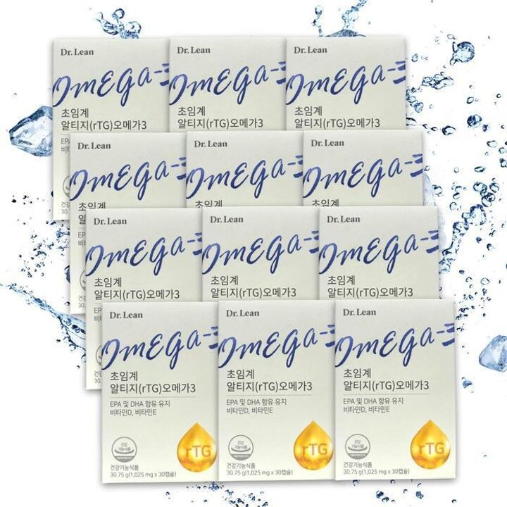 [닥터린] 닥터린 초임계 알티지 오메가3 1025mg 30캡슐 X 12 TB (41266281)