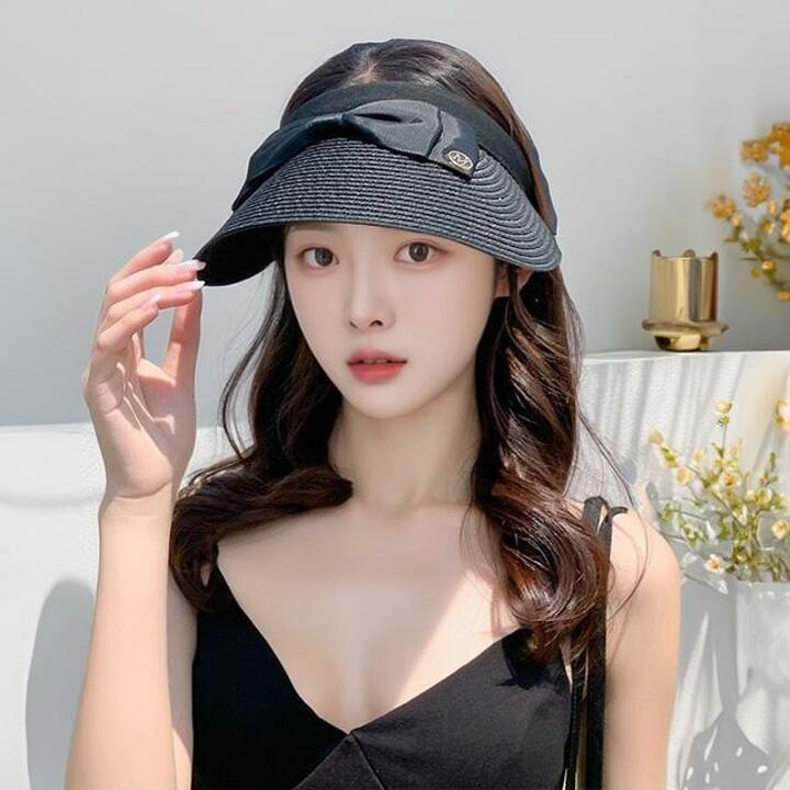 [루미루나]블랙리본썬바이저