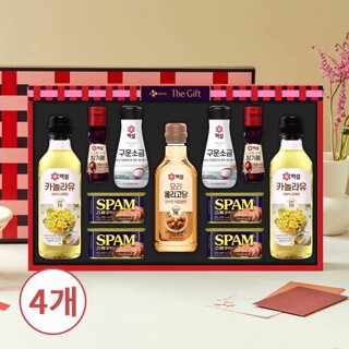 CJ제일제당 명절 선물세트 특별한선택 1호 x4개