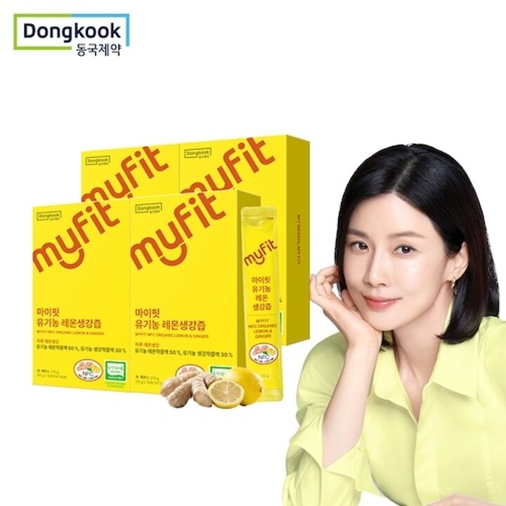 [동국제약] 마이핏 유기농 레몬 생강즙 14개입 4박스