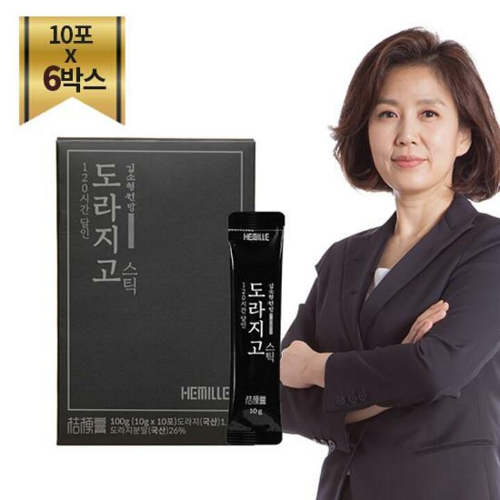 김소형원방 도라지고 스틱 6박스(10g x 60포)(M)