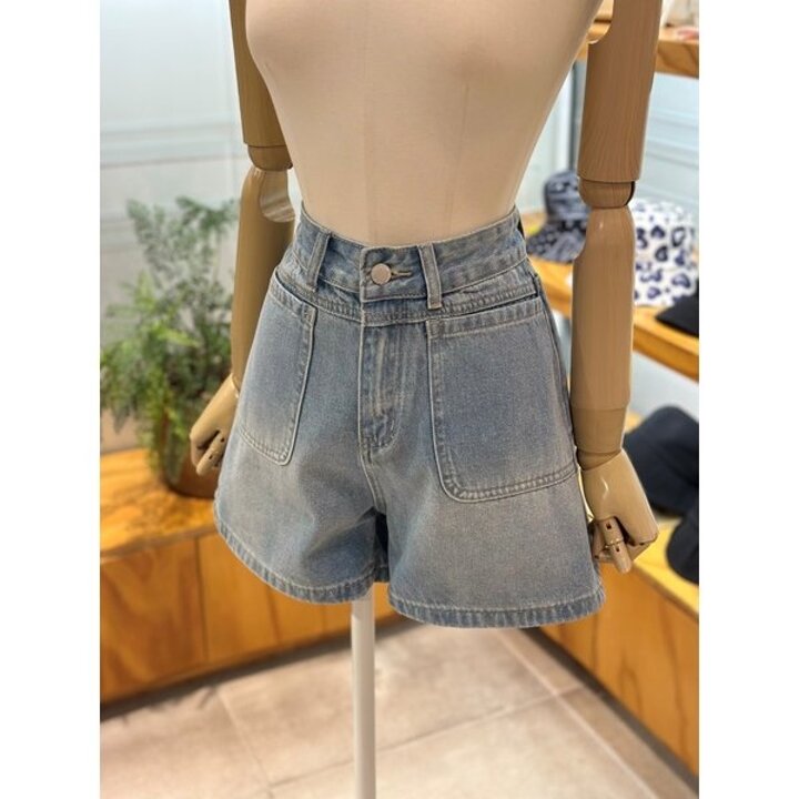 (신세계하남점)빅 포켓 데님 숏팬츠(LC61E7DT505X)
