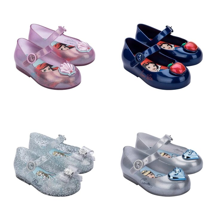 (신세계센텀점)[미니멜리사] 토박스 24SS   MINI MELISSA  키즈 젤리슈즈  디즈니 프린세스 비비 MSKCC1TSDP11