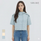 [반에이크] 후드넥 캐주얼얼 반팔점퍼_VB37JPMD02Z