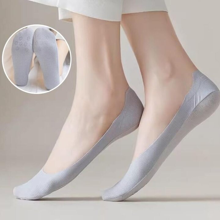 무봉제덧신스타일실리콘여자페이크삭스쿨덧버선