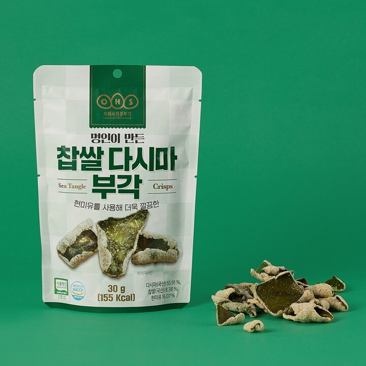 [오희숙전통부각] 찹쌀다시마부각30g