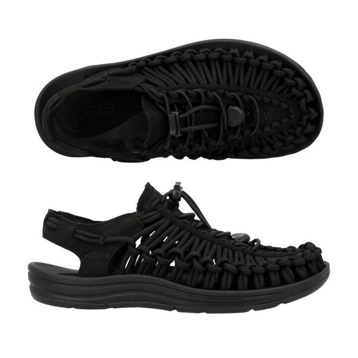 킨 1014099 (Black/Black) 유니크 블랙 블랙 샌들