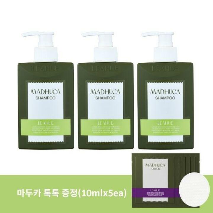 [런칭추천]마두카 샴푸 300ml x 3개 / 방송중 구매시 마두카 톡톡 증정(10mlx5ea)