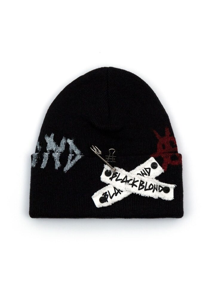 BBD Graffiti Logo Patch Beanie (Black)