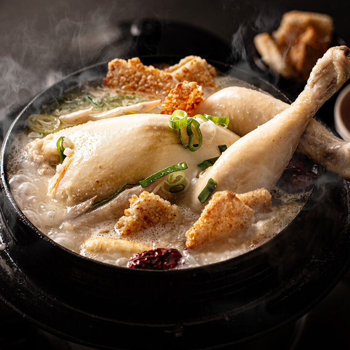 [김현수장인][충북 충주]옛날 부뚜막 누룽지 삼계탕 800g 2팩 (누룽지60g 2팩 증정)