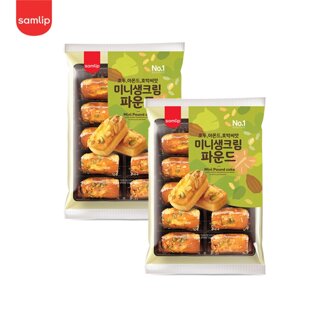 삼립 미니생크림파운드 360g 2봉