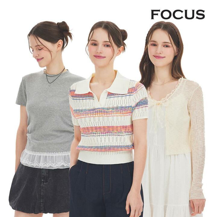 [FOCUS] 봄여름신상 상의 29종 균일가 블라우스/니트/티셔츠/가디건