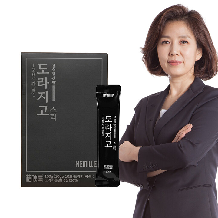 [방송에서만 반값세일] 김소형 120시간달인 도라지고 스틱 10gX10포X10박스(총 100포)(P)