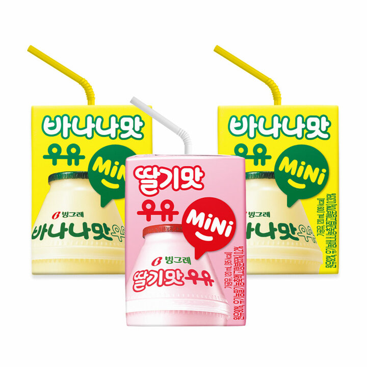 [G]빙그레 바나나맛 mini우유 120mlx24팩+24팩 