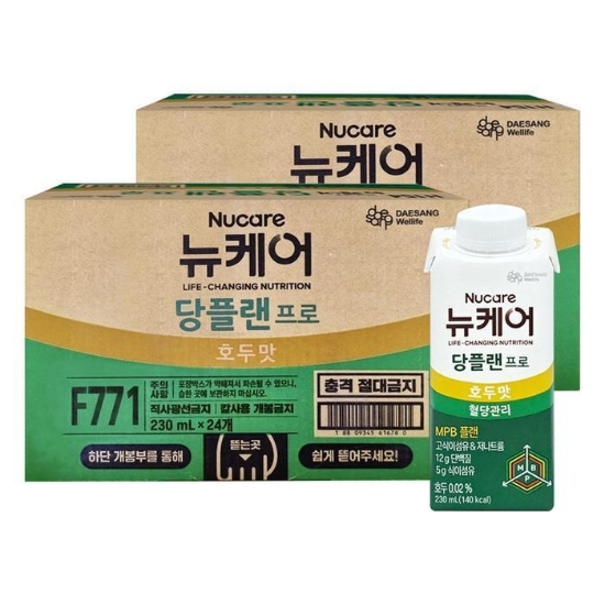 뉴케어 당플랜 프로 호두맛 230ml 48팩 영양식 G (37456878)