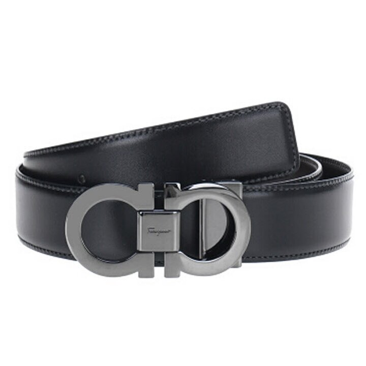 FERRAGAMO 페라가모 벨트 679535 0644557 NERO/AUBURN