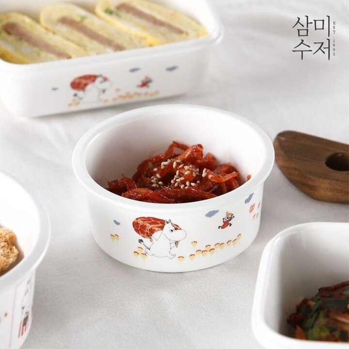 [삼미수저] 무민 더키친 도자기 원형찬통 9종세트[35394108]