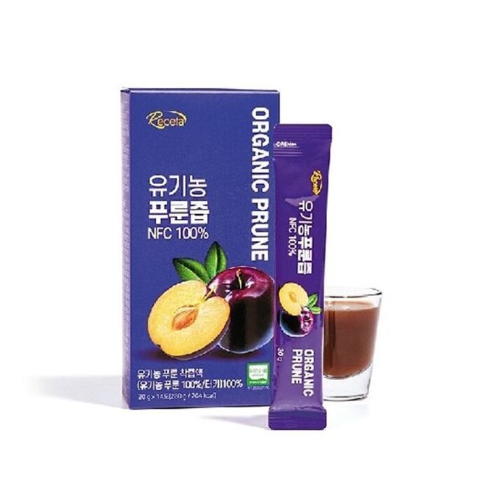 HLB제약 유기농 푸룬즙 NFC 100퍼센트 5박스(총 70포)[35136741]