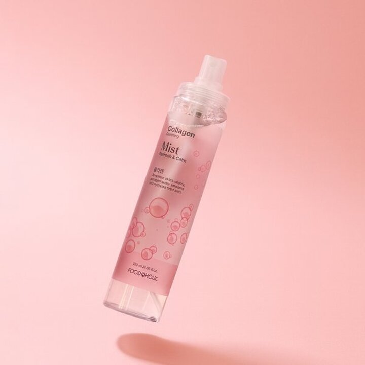 (무료배송)푸드어홀릭 콜라겐 수딩미스트 120ml /페이셜 보습 수분충전