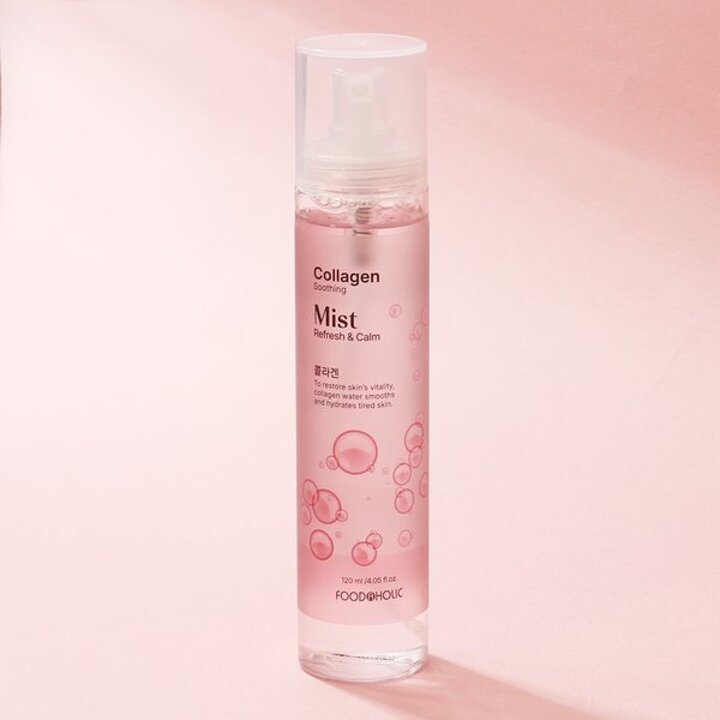 (무료배송)푸드어홀릭 콜라겐 수딩미스트 120ml /페이셜 보습 수분충전