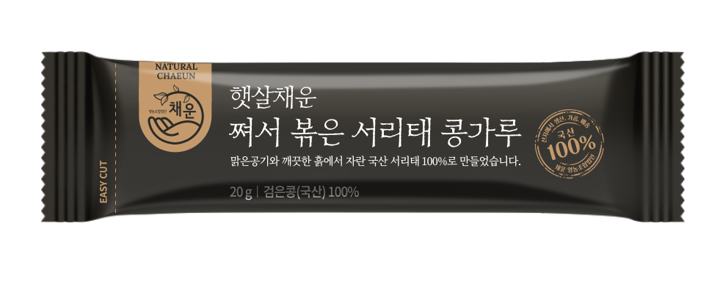 [햇살채운] 쪄서 볶은 서리태 콩가루 30봉 x 2박스 (총 60봉)