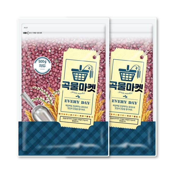 [더프레시] 곡물마켓 국내산 적두 500g x 2