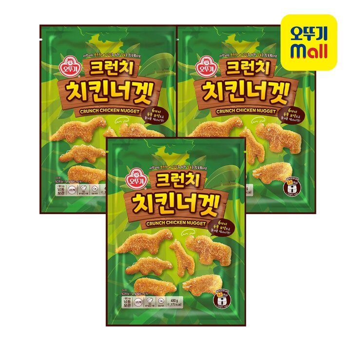 [오뚜기] 크런치 치킨너겟 480g 3개