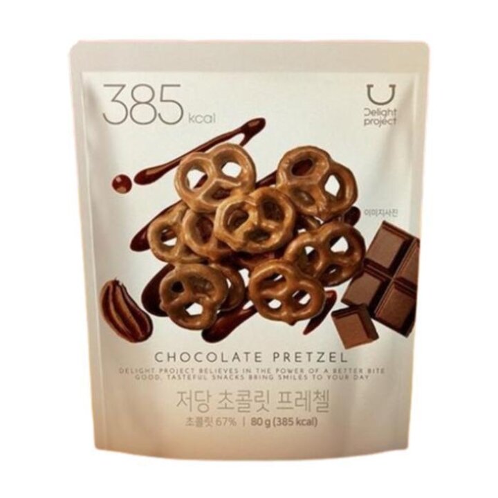 딜라이트프로젝트저당초콜릿프레첼80g8개