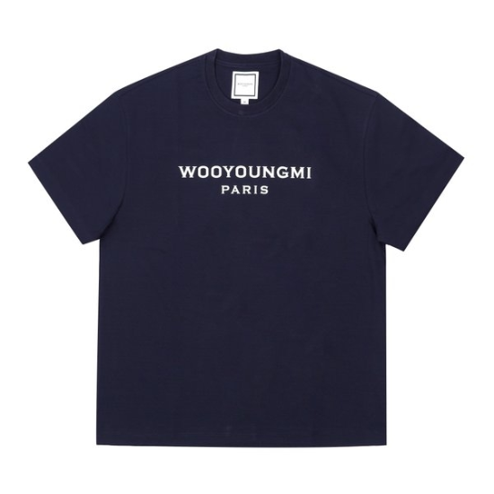 우영미 W261TS02 704N 프론트 로고 남성 반팔티