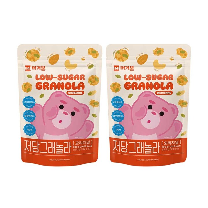 [머거본]저당그래놀라 300G (오리지널) X 2봉