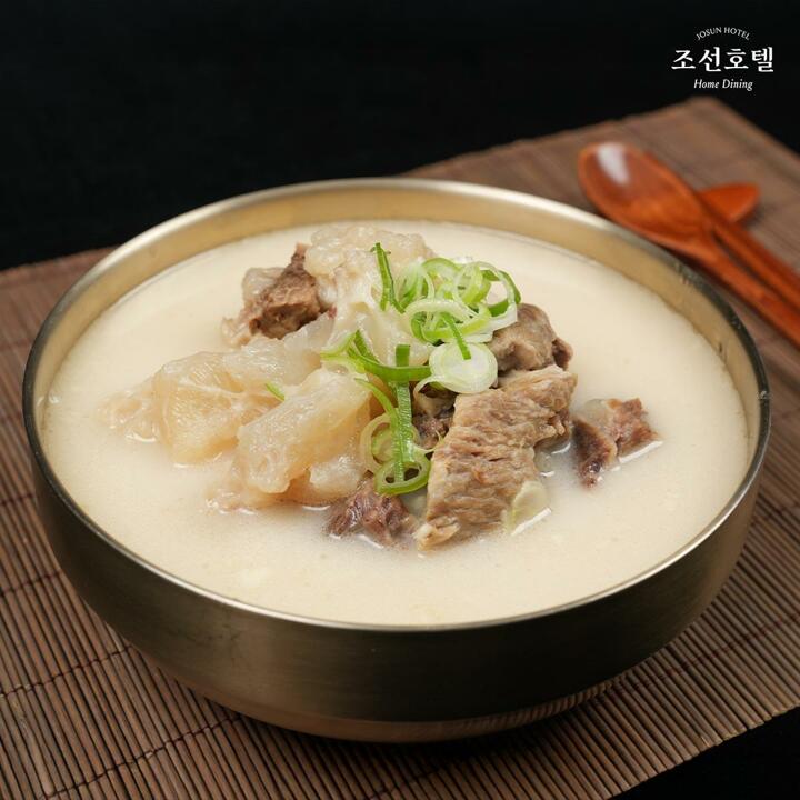 [상시] 조선호텔 진한 한우도가니탕 1kg X 5팩(총 15인분)